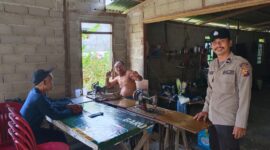 Jaga Kamtibmas yang Kondusif, Personel Polsek Kuala Behe Lakukan Patroli Rutin