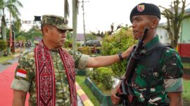 Mayjen TNI Novi Rubadi Sugito Tinjau Kesiapan Tempur Kikav 12/MDC