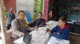 Perkuat Keamanan, Bhabinkamtibmas Gelar Patroli Sambang ke Warga Binaan