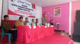 Kapolsek Menyuke Hadiri Rapat Anggota Tahunan di Desa Songga