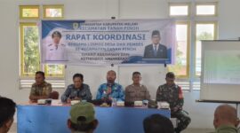Ps Kanit Binmas Polsek Kota Baru Ajak Linmas Desa Tanah Pinoh Jaga Kamtibmas