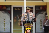 Polres Ketapang Gelar Upacara Hari Kesadaran Nasional, Berikan Penghargaan kepada Personel Berprestasi