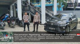 Pengamanan Shalat Jumat di Masjid Baiturrahman, Anggota Polsek Ngabang Berikan Pelayanan Prima