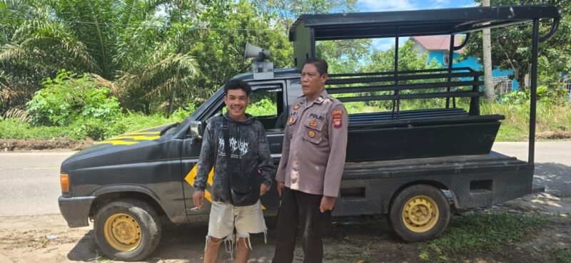 Patroli Siang Penuh Kepedulian, Polisi Ajak Warga Waspada Cuaca Ekstrem