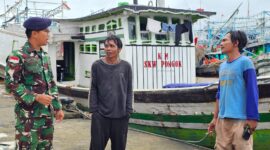 Babinpotmar Kodaeral XII Edukasi Keselamatan Nelayan di Sungai Rengas