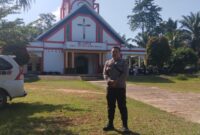 Pengamanan Ibadah Minggu di Gereja PPIK Jelimpo Berlangsung Aman dan Kondusif