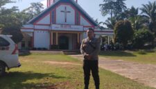Pengamanan Ibadah Minggu di Gereja PPIK Jelimpo Berlangsung Aman dan Kondusif
