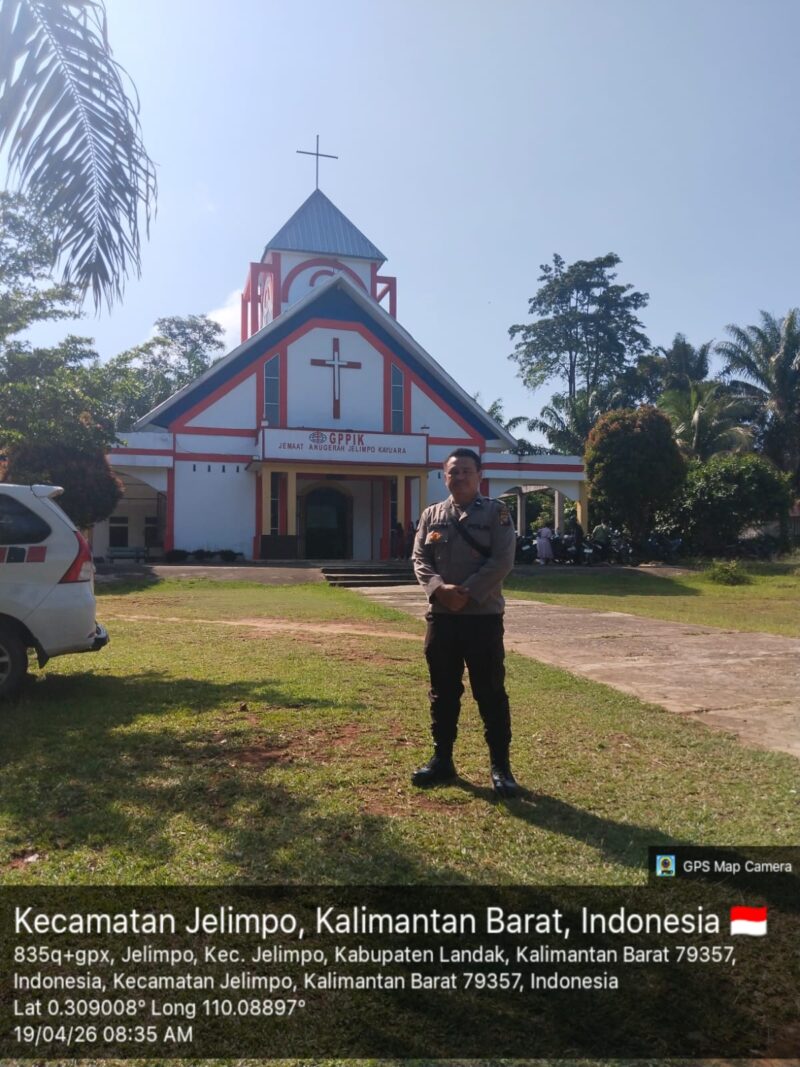 Pengamanan Ibadah Minggu di Gereja PPIK Jelimpo Berlangsung Aman dan Kondusif