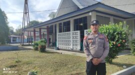 Pengamanan Ibadah Misa Minggu Berjalan Aman dan Lancar di Menjalin