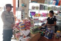 Patroli Rutin Polsek Kuala Behe Cegah Gangguan Kamtibmas di Mini Market