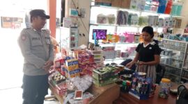 Patroli Rutin Polsek Kuala Behe Cegah Gangguan Kamtibmas di Mini Market