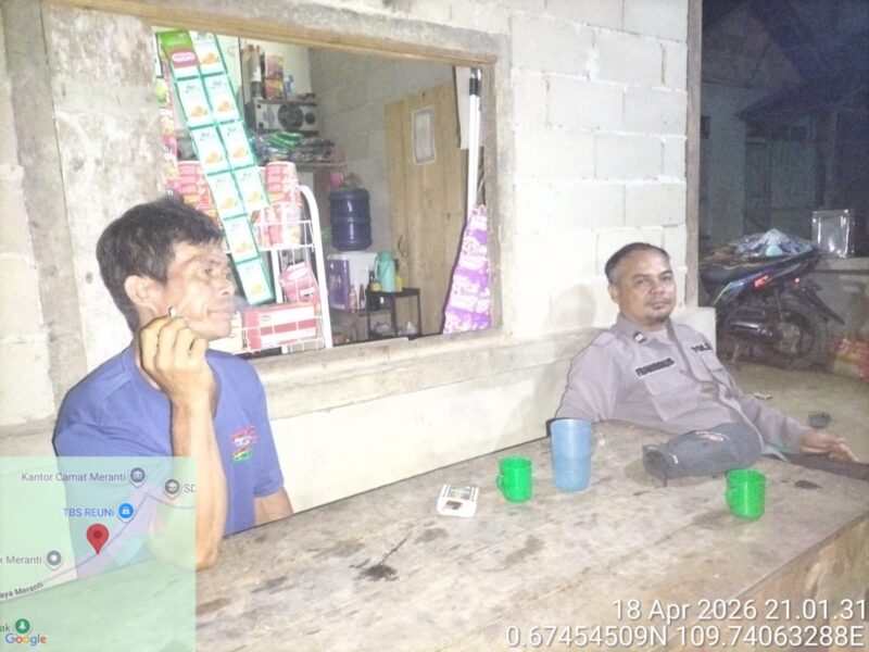 Suasana Santai Berubah Serius, Polisi Ingatkan Warga: Judi Online Bisa Hancurkan Keluarga