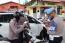 Pemeriksaan Kendaraan dan Identitas Anggota Dilakukan Saat Masuk Mapolres Melawi