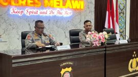 Kapolres Melawi AKBP Harris Batara Simbolon Beri Arahan Tegas kepada Personel dan Polsek Jajaran