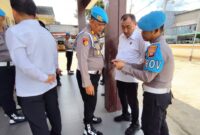 AKP Suryadi, S.H., M.A.P Pimpin Gaktibplin di Polsek Ngabang, Tekankan Disiplin dan Larangan Judol