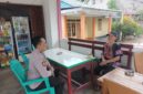 Patroli Siang, Personel Polsek Menjalin Ajak Warga Jaga Kamtibmas Tetap Kondusif