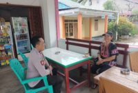 Patroli Siang, Personel Polsek Menjalin Ajak Warga Jaga Kamtibmas Tetap Kondusif