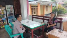 Patroli Siang, Personel Polsek Menjalin Ajak Warga Jaga Kamtibmas Tetap Kondusif