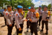 AKBP Bibit Triyono Pimpin Gaktibplin di Polsek Nanga Pinoh dan Belimbing