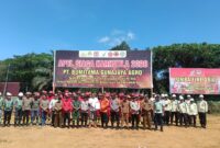 Polsek Nanga Tayap Bersama PT BGA Gelar Apel Siaga Karhutla, Perkuat Sinergitas Cegah Kebakaran