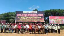 Polsek Nanga Tayap Bersama PT BGA Gelar Apel Siaga Karhutla, Perkuat Sinergitas Cegah Kebakaran