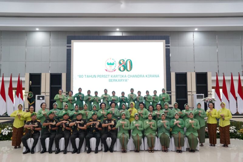 HUT ke-80 Persit KCK di Makodam XII/Tpr Berlangsung Khidmat dan Penuh Haru