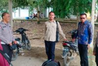 Ciptakan Situasi Kondusif, Personel Polsek Mempawah Hulu Sambangi Warga Desa Karangan