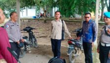 Ciptakan Situasi Kondusif, Personel Polsek Mempawah Hulu Sambangi Warga Desa Karangan