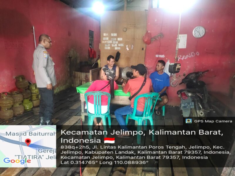 Tetap Jaga Kamtibmas, Patroli Rutinitas Polsubsektor Jelimpo Menyambangi Warga Masyarakatnya