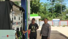 Polisi Patroli Siang, Sambangi SPBU untuk Pastikan Keamanan dan Pelayanan Prima
