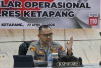 Kapolres Ketapang AKBP Muhammad Harris Pimpin Anev Kinerja, Tekankan Profesionalitas dan Pengawasan Berkelanjutan