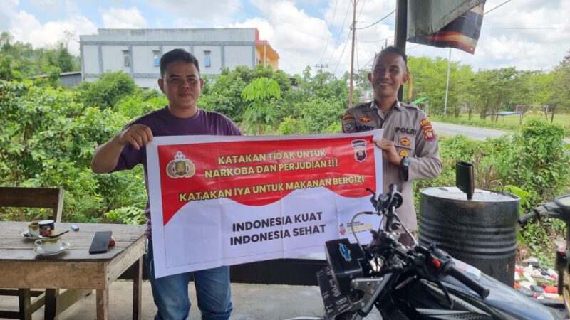 Polsek Menjalin Gencarkan Patroli dan Himbauan Anti Narkoba serta Judi Online kepada Masyarakat
