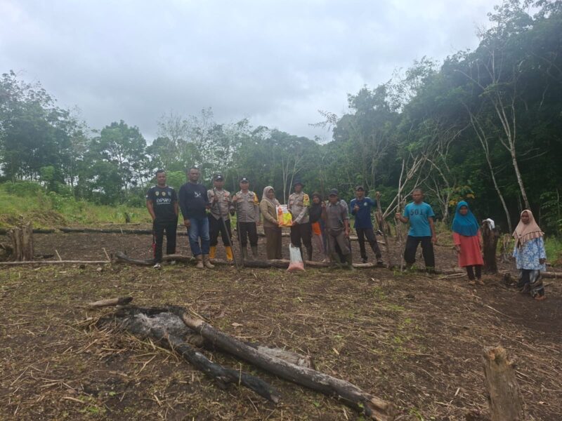 Polsek Nanga Pinoh Optimalkan Lahan 1 Hektare untuk Jagung Hibrida