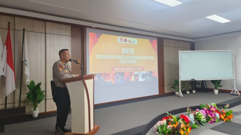 AKP Suyanto Jadi Narasumber Bimtek Kebencanaan di PT BGA Kendawangan, Tekankan Pencegahan Karhutla