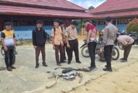 Polisi Tertibkan 14 Motor Knalpot Brong di SMAN 3 Mandor