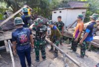 TMMD Ke-128 Kodim 1204/Sanggau Rehab Rumah Warga di Kembayan, Tingkatkan Kesejahteraan