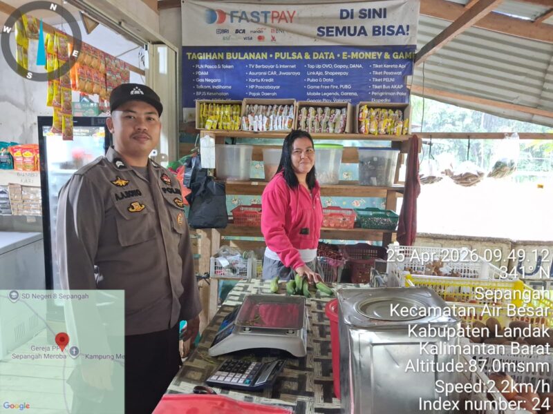 Polsek Air Besar Bangun Kedekatan, Polisi Dialog dengan Pedagang