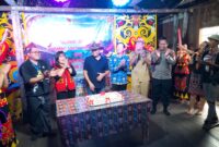 Kapolsek Sengah Temila Hadir di Naik Dango, Budaya Dayak Semakin Bersinar
