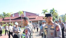 Wakapolres Ketapang Kompol Hoerrudin Pimpin Gaktibplin, Cek Sikap Tampang Personel Polres Ketapang