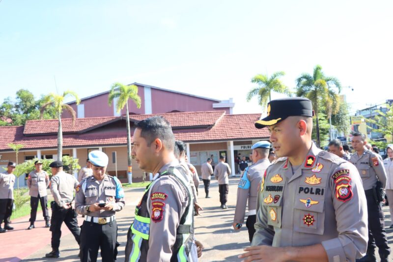 Wakapolres Ketapang Kompol Hoerrudin Pimpin Gaktibplin, Cek Sikap Tampang Personel Polres Ketapang