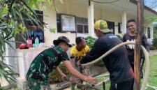 Satgas TMMD Ke-128 Kodim 1204/Sanggau Terus Lakukan Pengeboran Sumur Bor di SDN 3 Semayang