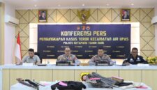 Pengungkapan Kasus Teror Air Upas, Polres Ketapang Amankan Senjata dan Barang Bukti