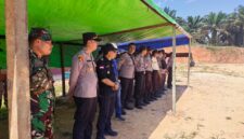 Cegah Kebakaran Lahan, Polsek Nanga Tayap Gelar Apel dan Edukasi di PT SISM