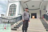 Uwes, S.H. Pimpin Sterilisasi Gereja Jelang Jumat Agung, Polsek Meranti Waspadai Curanmor