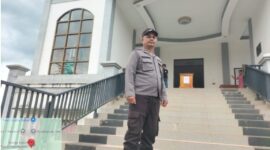 Uwes, S.H. Pimpin Sterilisasi Gereja Jelang Jumat Agung, Polsek Meranti Waspadai Curanmor