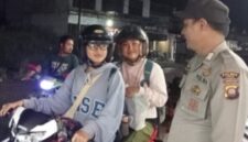 Patroli Malam Humanis, Polisi Sengah Temila Sapa Remaja Putri