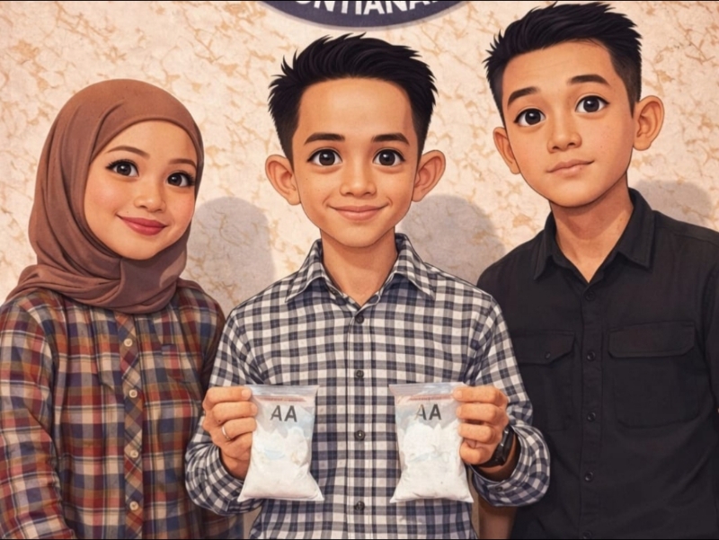 Satresnarkoba Polresta Pontianak Amankan Tersangka Pembawa 200 Gram Sabu Tujuan Kalimantan Tengah