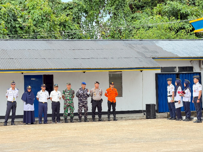 Apel Penutupan Posko Angkutan Udara Lebaran 2026 di Bandara Rahadi Oesman Berjalan Lancar