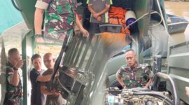 Kolonel Inf Wijayanto Kusumo Harjono Cek Kendaraan Dinas Korem 121/Abw Agar Siap Operasional