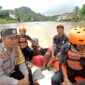 Tim Gabungan Tetap Cari Korban Tenggelam di Sungai Cina Meski Diguyur Hujan